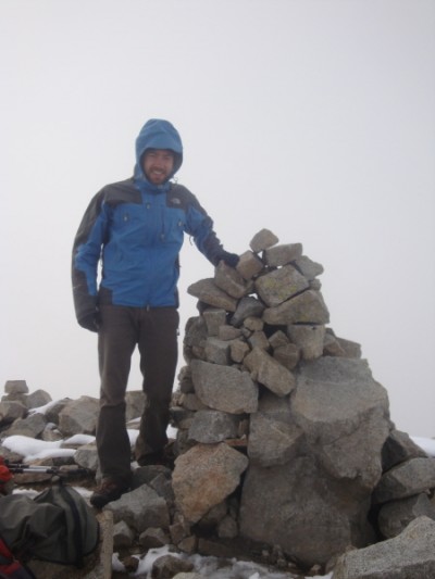 Pico-arriel-summit Fabien on the summit of Pico Arriel