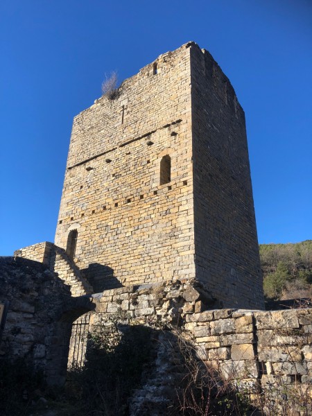 The defensive tower of Escuer Alto