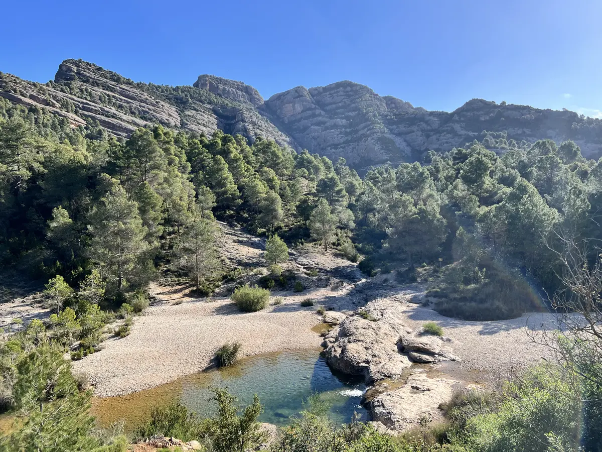 Wild mountain landscape around Beceite