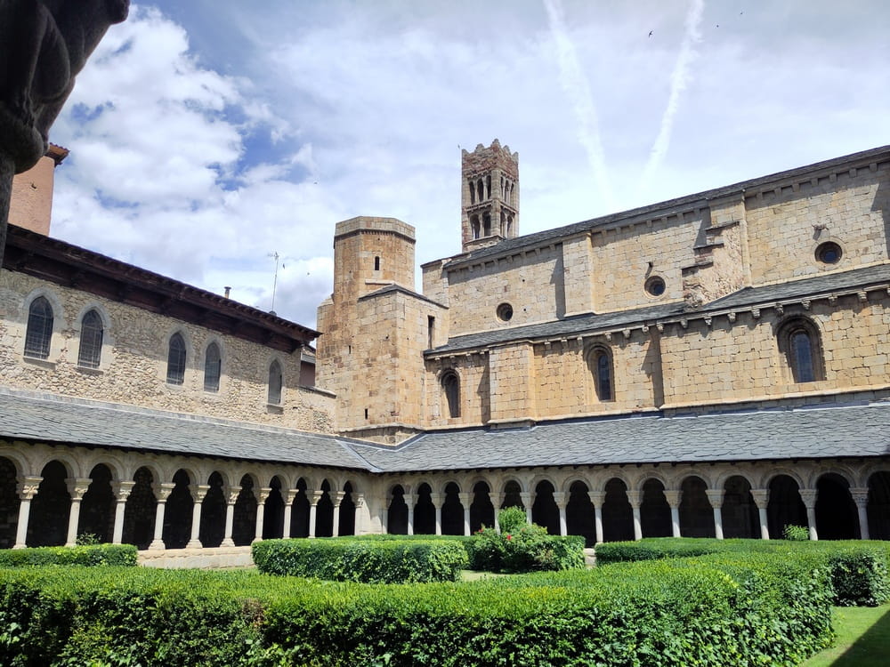 Catalan Pyrenees May Hiking Holiday 10 Cloister of the Cathedral of La Seu d’Urgell
