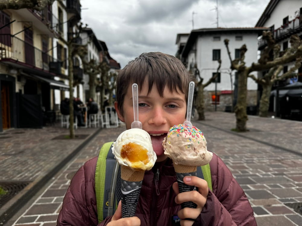 Ice creams in Hondarribia