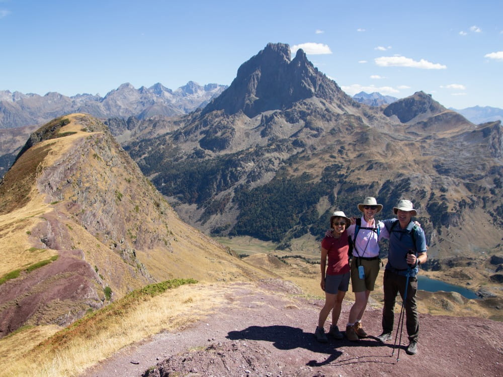 Guided holiday in September in the Pyrenees (4) Ordesa views from Pelopin summit