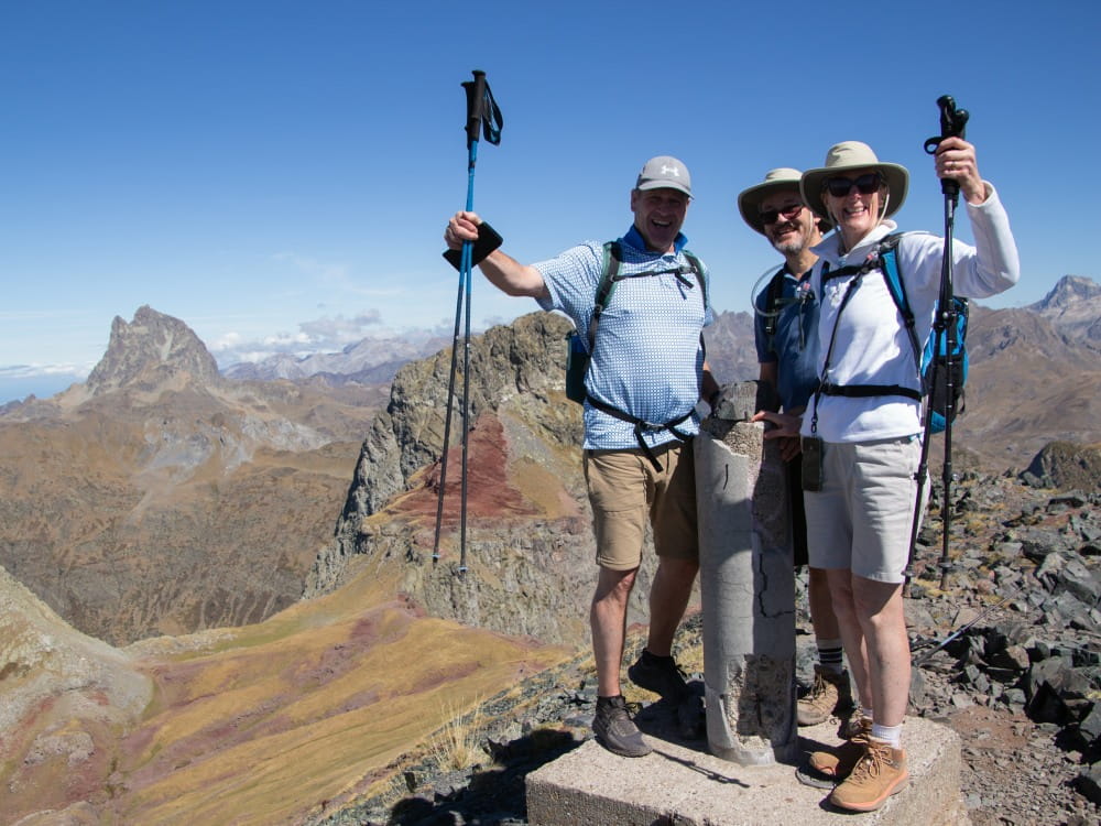 Guided holiday in September in the Pyrenees (6) Ordesa views from Pelopin summit