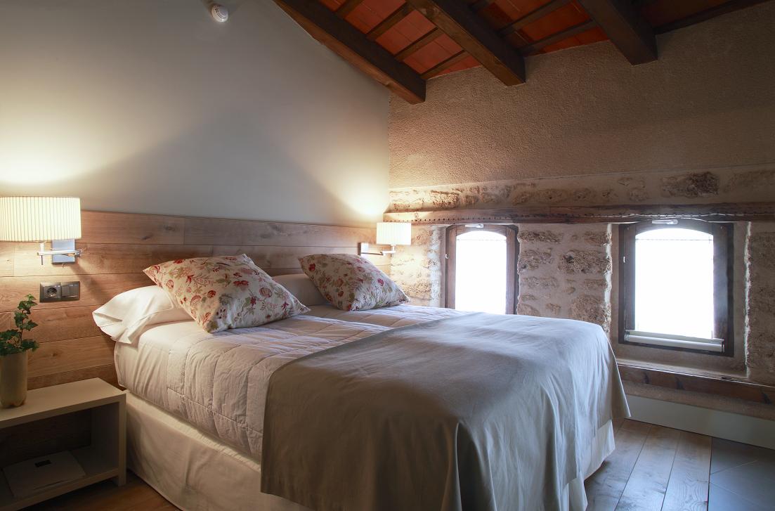 Interior of Hotel Fábrica de Solfa in Beceite