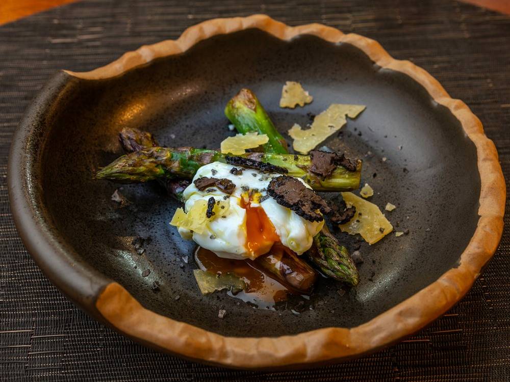 Food served at Hotel El Palauet del Priorat
