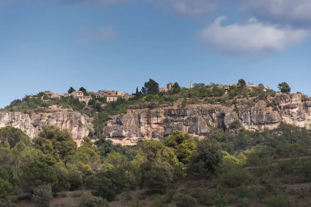 Siurana village above the Priorat landscape