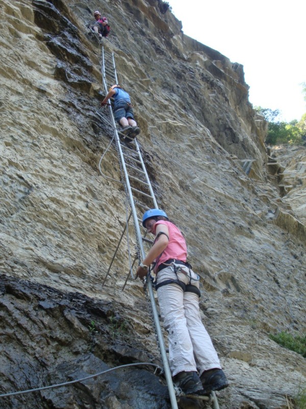 Sorrosal ferrata ladder