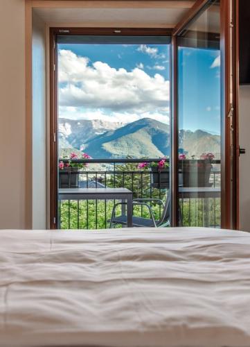 Views from the window of Hotel Muntanya