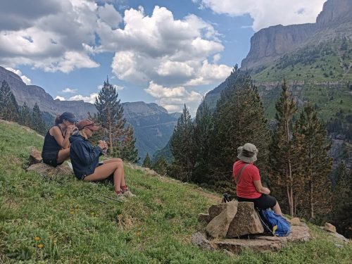 Enyoing the views of Ordesa