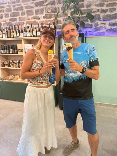 Ice cream in Torla