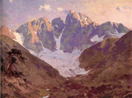 Franz Schrader (1844-1924)_Pic de vignemale Pyrenées 1900