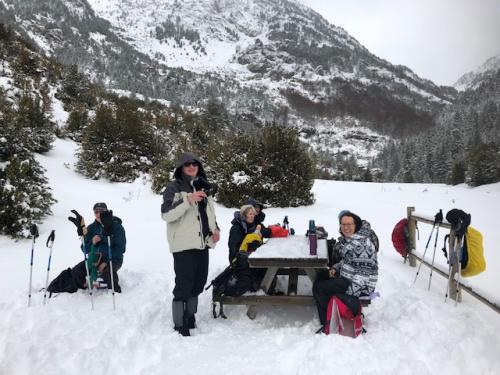 Civilsed lunch with a picnic table!