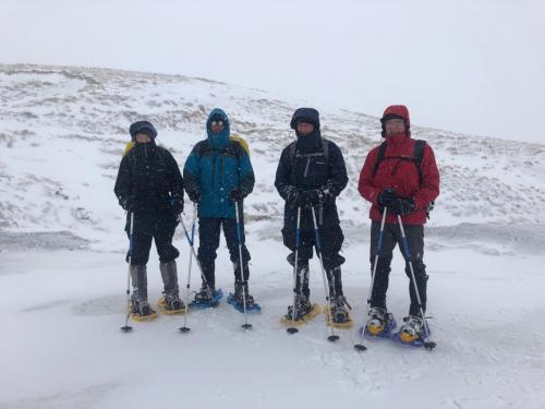 A cold day out in the mountains!